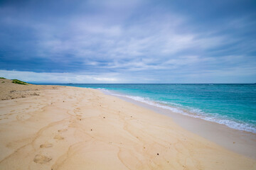 Obraz premium 沖縄 瀬底島の瀬底ビーチの風景