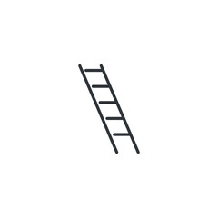 isolated stepladder sign icon, vector illustration