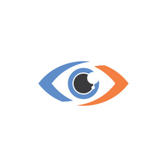 Eye Care logo template, vision vector design