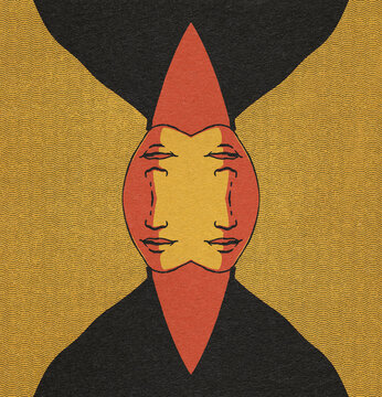Multiple Personality Illustration