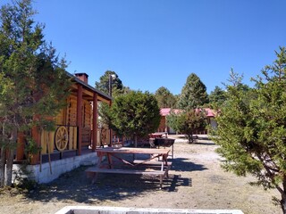cabañas en el bosque