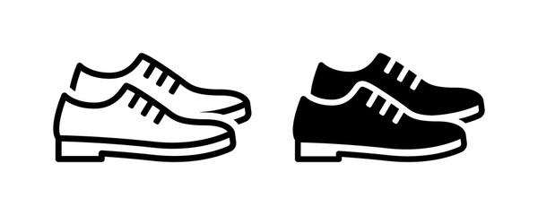 Leather derby shoe or man footwear icon vector illustration. - obrazy, fototapety, plakaty