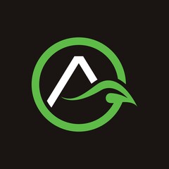 A Letter logo business template