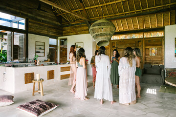 Sharing Circle of Eight Women