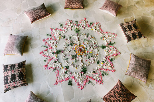 Flower Mandala Overhead