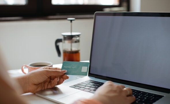 Woman Shopping Online