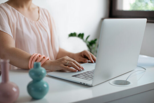 Woman Working from Home