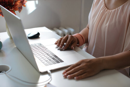 Woman Working from Home