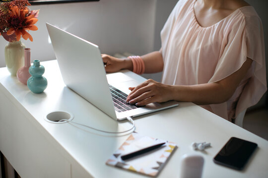 Woman Working from Home