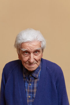 Portrait Of A Serious Senior Man 