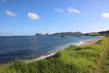 View across the lagoon, Lord Howe Island, Australia.