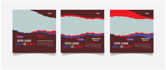 Football for social media posts