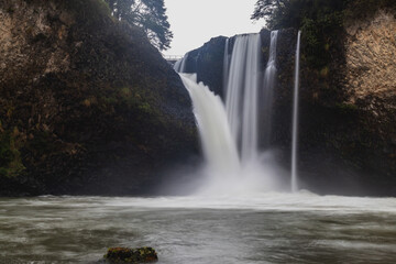 cascada vista de cerca 