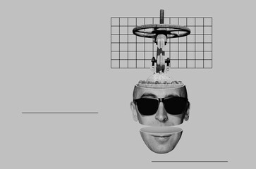 Old valve in human head