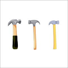 hammer workshop logo mascot template