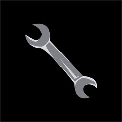 wrench tool workshop logo mascot template