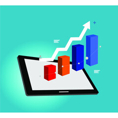 smartphone image and graphics on it