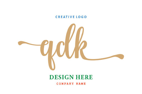 QDK  lettering logo is simple, easy to understand and authoritative