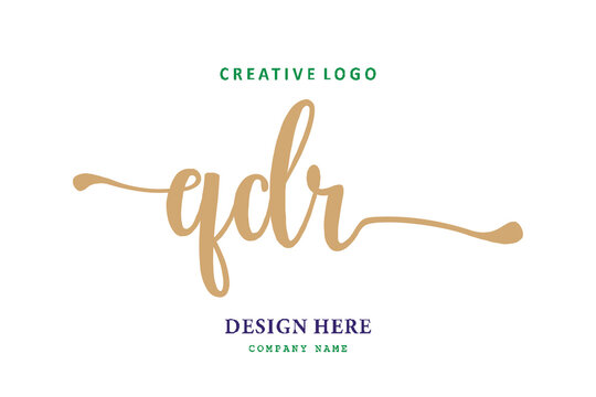 QDR  lettering logo is simple, easy to understand and authoritative
