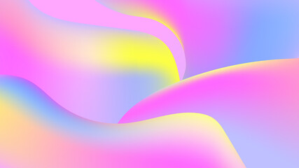 Abstract Colorful Fluid Rainbow Gradient Background