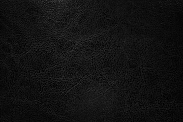 Dark black leather texture background. Abstract background concept