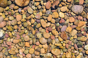 clear stream and gravel beds