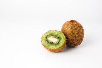 Obraz premium kiwi fruit isolated on white background