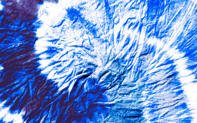 Navy Spiral Tie Dye Shibori. Indigo Swirl Watercolor Layer. White Ink Japanese Art. Cobalt Brush Painting. Beryl Dirty Background. Cerulean Tie Dye Swirl Spiral. Spiral Dye Bohemian.