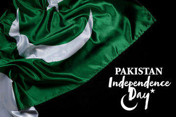 Greeting card for Independence Day of Pakistan