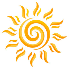 Symbol of the bright summer sun.