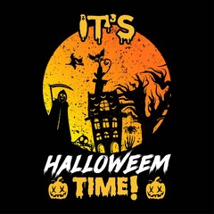 New Bast Halloween Party T-Shirt Vector Design