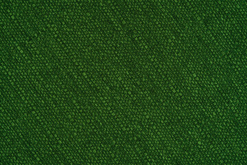 Texture of green fabric background.