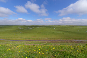 Bay of the Somme in Saint-Valery-sur-Somme coast