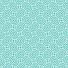 Fototapeta na wymiar Seamless pattern vector, Circles pattern on background. 