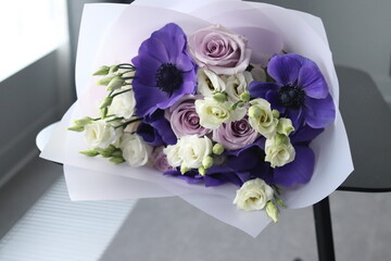 beautiful bouquet with flowers