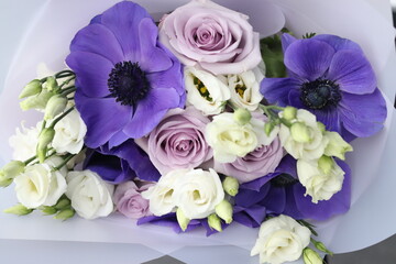 beautiful bouquet with flowers