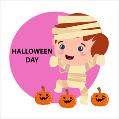 Little boys play. Children's activities.vector template design illustration