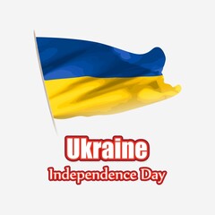 Obraz premium vector illustration for Ukraine independence day
