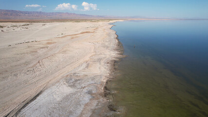 Abandoned place near Bombay Beach at Salton Sea in California