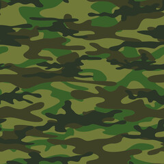 Abstract military camouflage, stretched. Seamless vector.