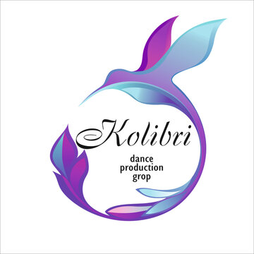 kolibri logo bird text logo