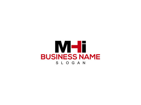 Letter MHI Logo Icon Vector Image Design For Company or Business