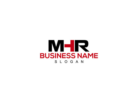 Letter MHR Logo Icon Vector Image Design For Company or Business