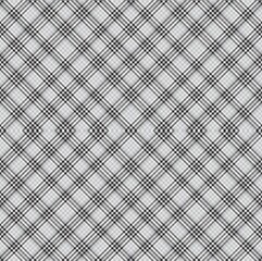 Black and White Argyle Plaid Tartan textured Seamless Pattern Design