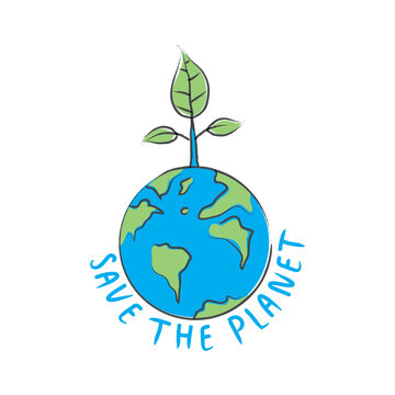 Vector illustration of earth day