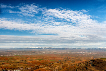 landscape with clouds
