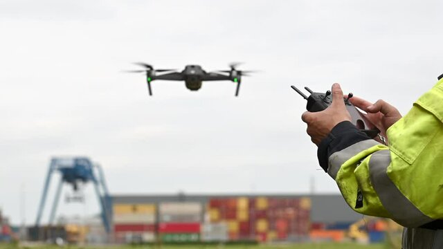 Drone inspection flight