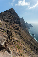 Fototapeta na wymiar View from the lookout point Mirador del Balcon on Gran Canaria