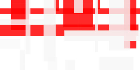 Red and white geometry background