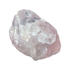 raw pink quartz